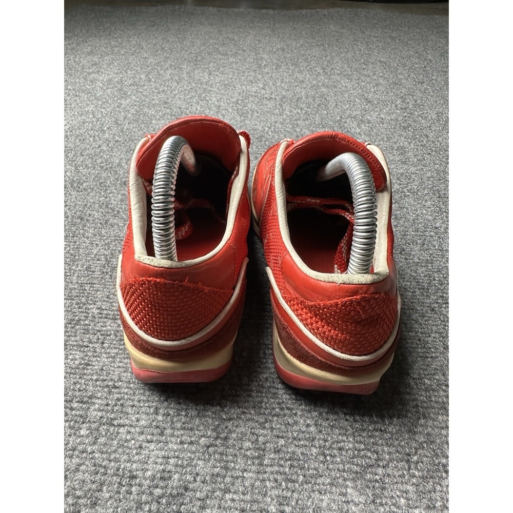 Womens Sneakers Louis Vuitton Red Leather Low Top, Size US 6.5 - Picture 5 of 12